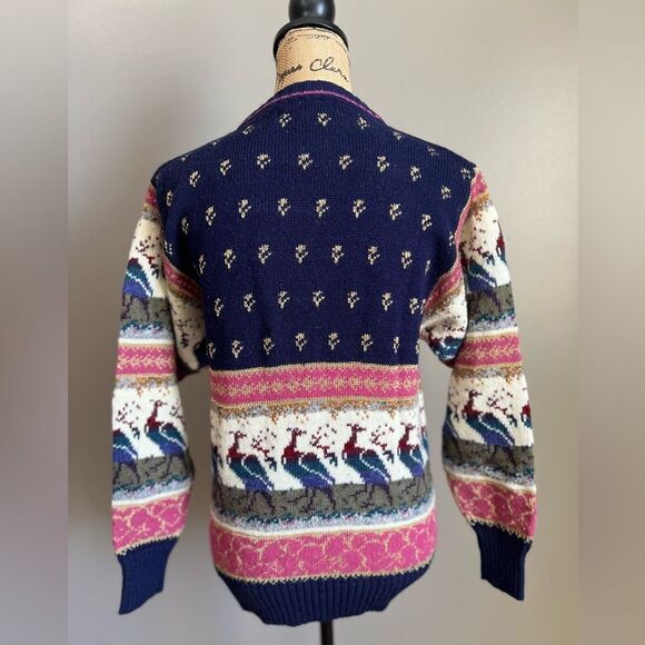 Vintage the import workshop bird graphic crewneck sweater #cute #quirky cabin - Picture 2 of 8